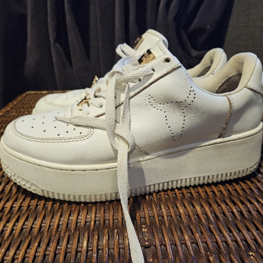 Puma White Platform Sneakers